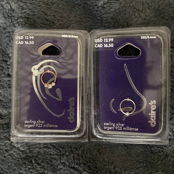 Claire's earring and nose ring bundle NWT - Picture 1 of 2